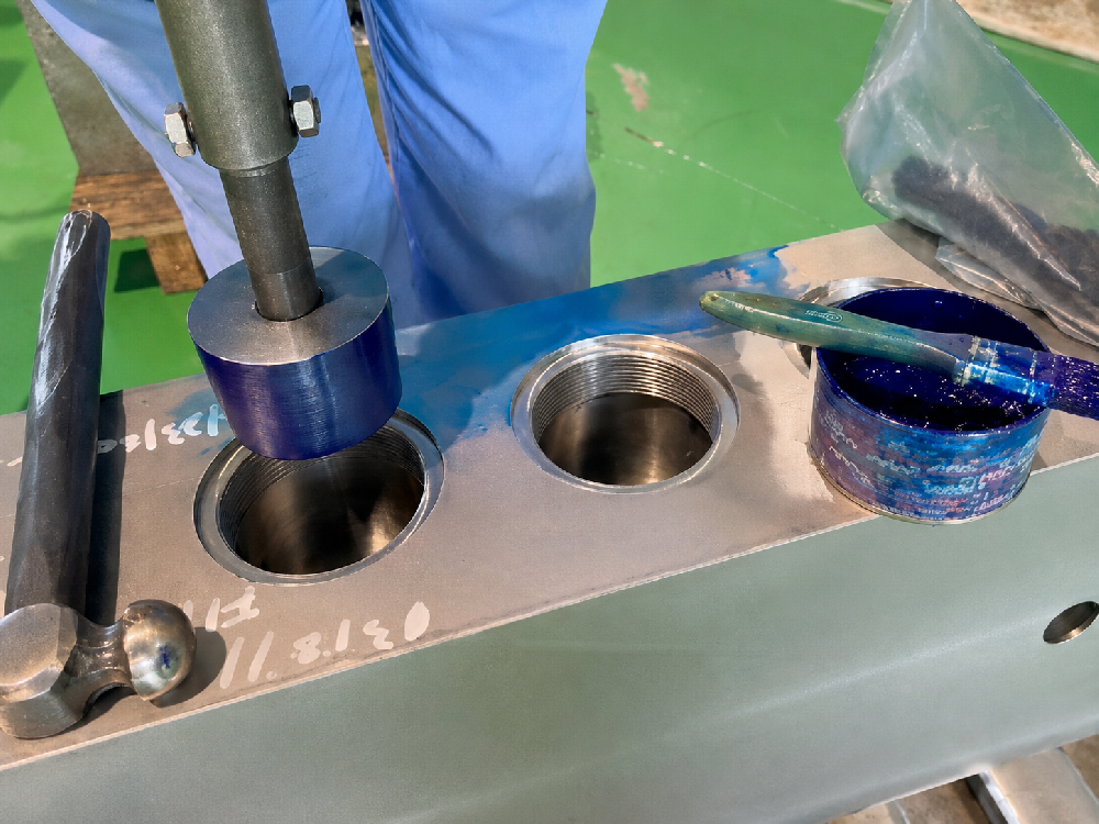 Prussian Blue Test in High Pressure Plunger Pumps